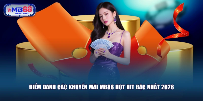 Điểm danh các khuyến mãi MB88 hot hit bậc nhất 2026