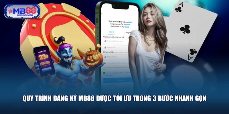 Quy trình đăng ký MB88 được tối ưu trong 3 bước nhanh gọn